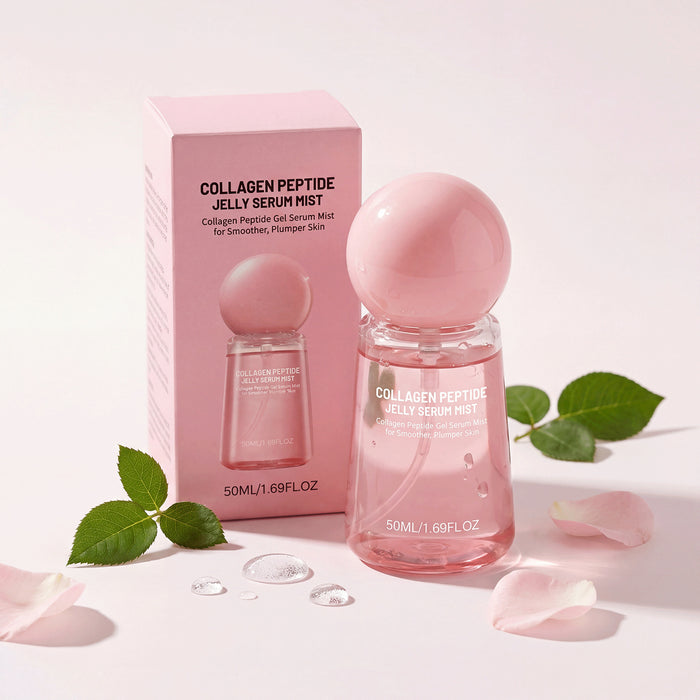 Collagen peptides jelly serum mist