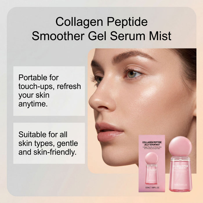 Collagen peptides jelly serum mist