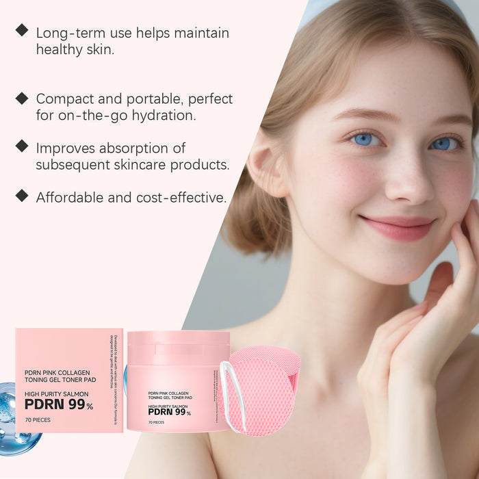 Collagen Soothing Essence Cotton Pads for Skin Hydration
