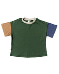 colorblock boxy tee - jungle
