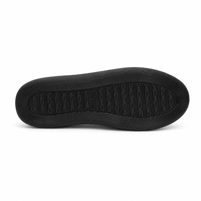 Comfort flats with perforated details and hook-and-loop strap