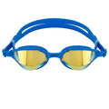 Competition Mirrored Swim Goggles With Protective Case Free Size