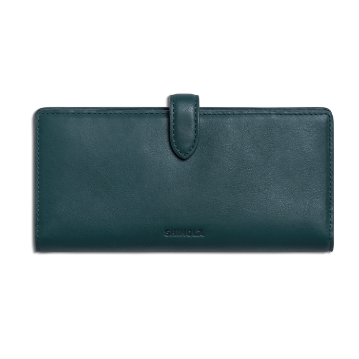 Continental Snap Wallet - Emerald