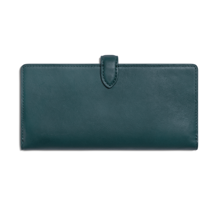 Continental Snap Wallet - Emerald