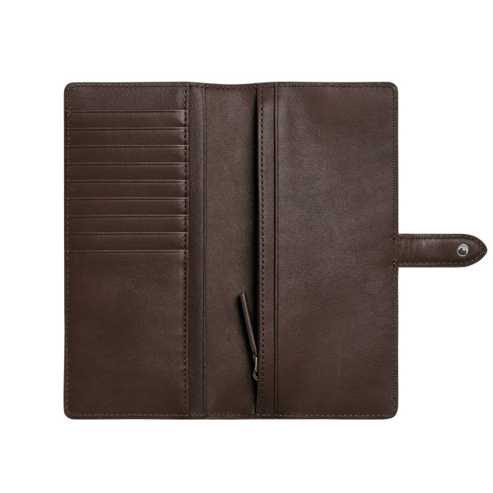 Continental Snap Wallet - Espresso