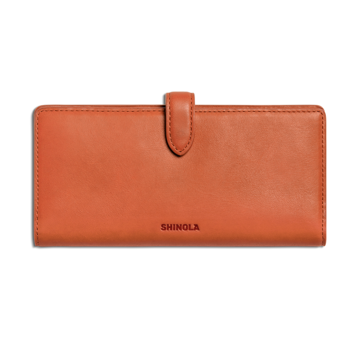 Continental Snap Wallet - Rust