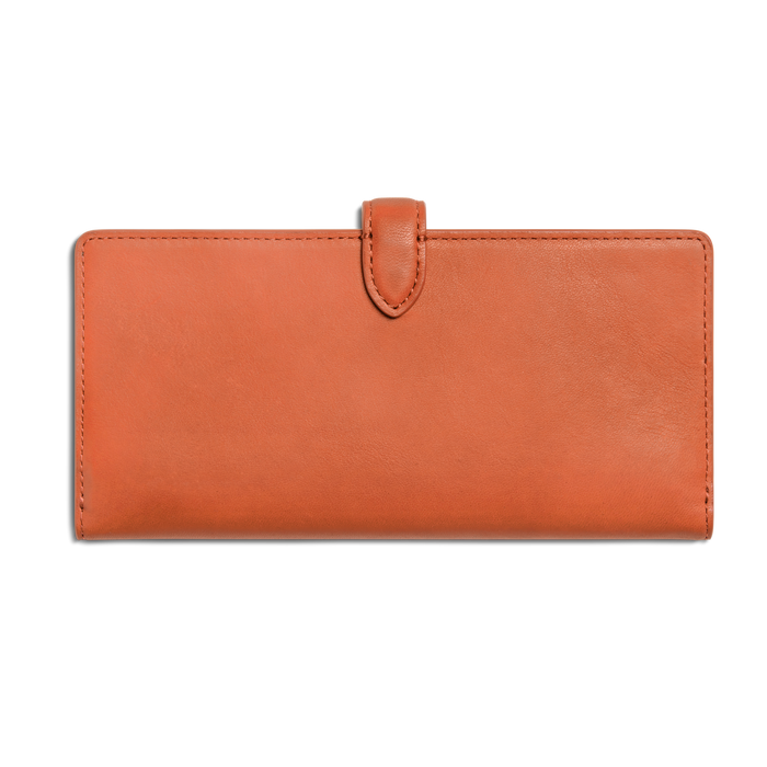 Continental Snap Wallet - Rust
