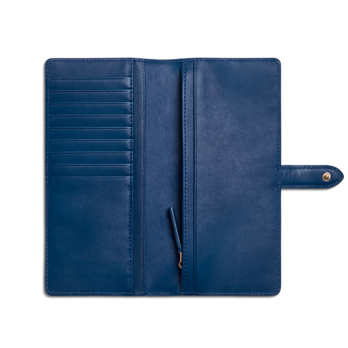 Continental Snap Wallet - Sapphire