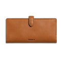 Continental Snap Wallet - Tan