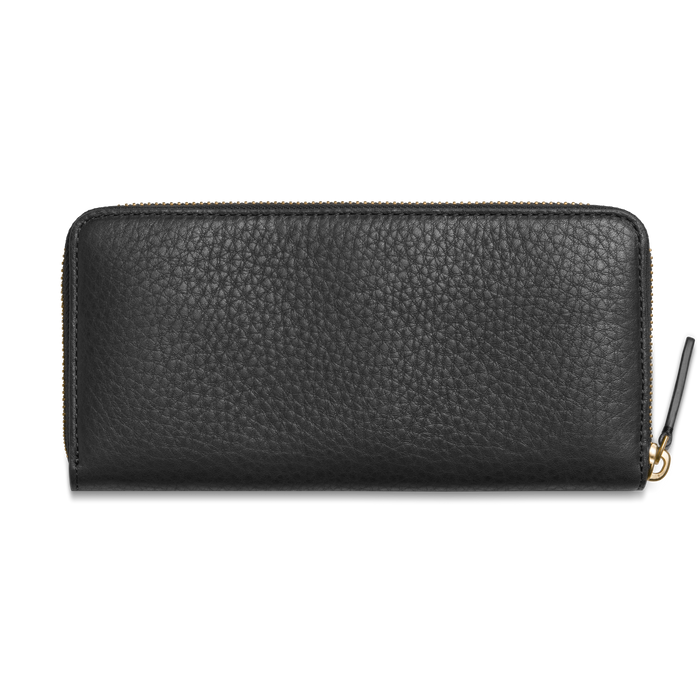 Continental Zip Wallet - Black