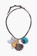 Cordelia Charm Necklace Multi