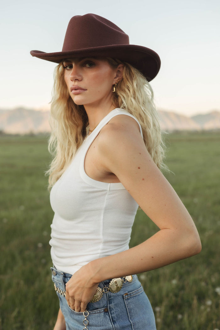 Cowgirl Boot Charm Hoops