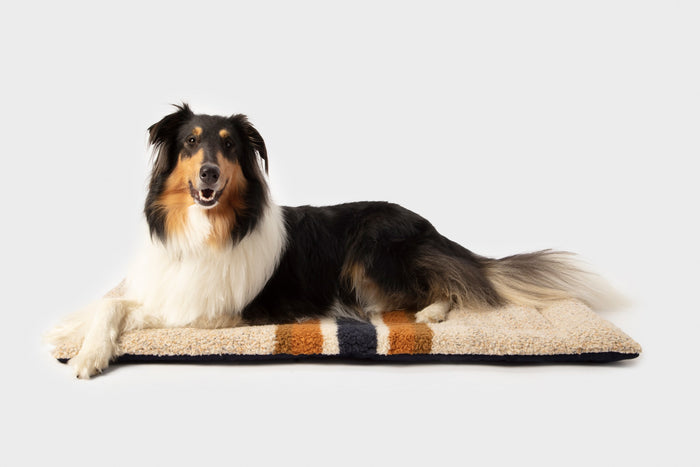 Crate Comfort Mat - Stripe Brown