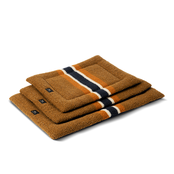 Crate Comfort Mat - Stripe Brown