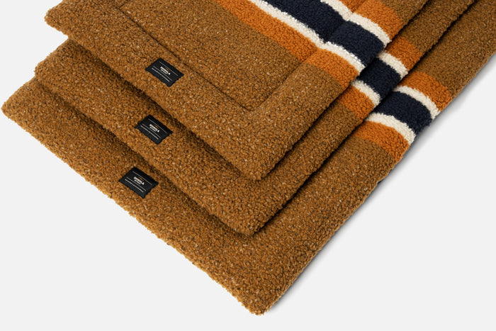 Crate Comfort Mat - Stripe Brown