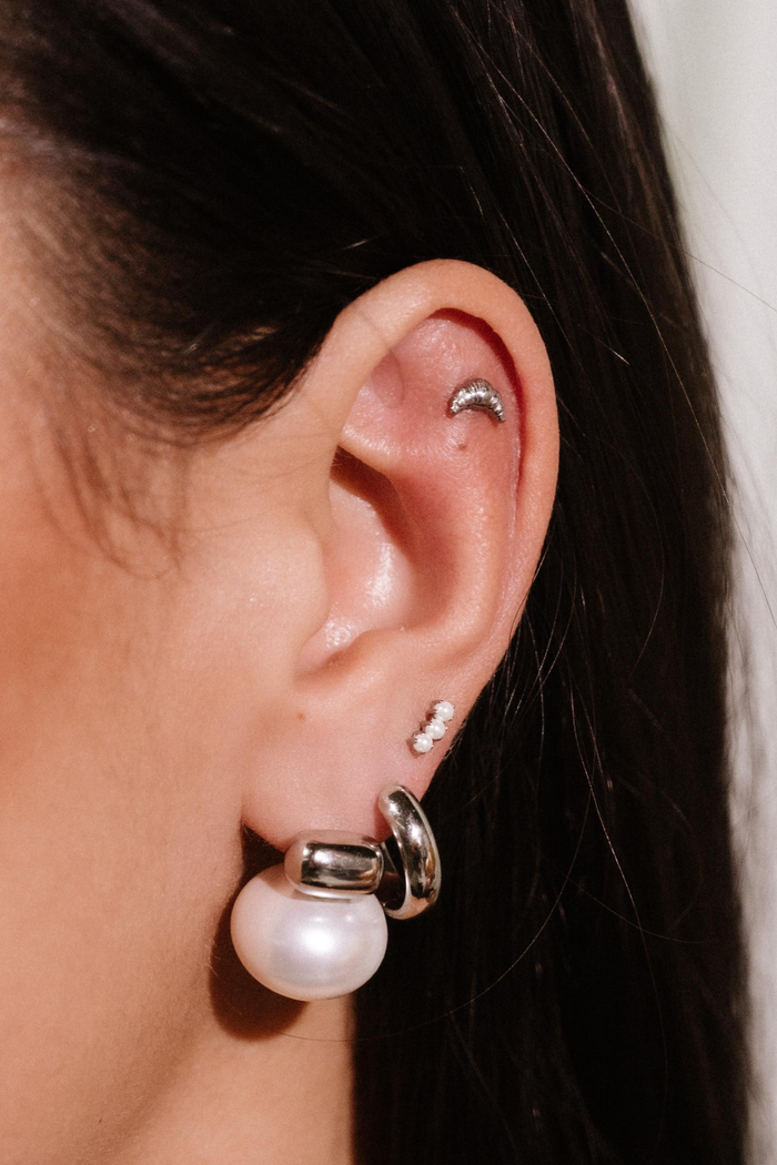 Croissant Flat Back Stud