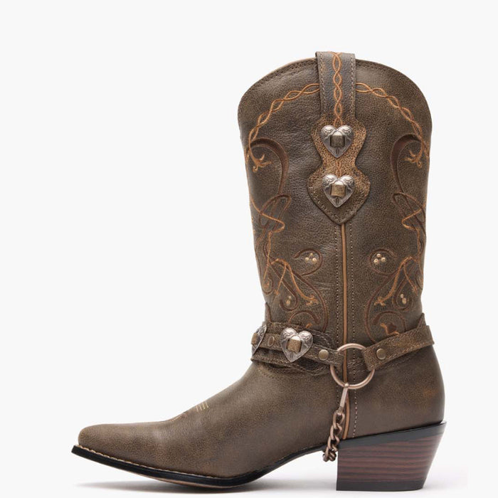 Crush by Durango® Women's Brown Heartbreaker Boot - profile
