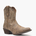 Crush by Durango® Women's Distressed Shortie Western Boot - main