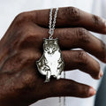 Custom Engraved Pet Photo Necklace