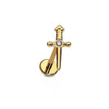 Dagger Flat Back Stud