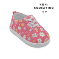 Dahlia Pink Tennis Shoe (NON-SQUEAKING) - Wee Squeak