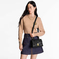 DESIGNER BOTTEGA SERIES RICH BLACK DUFFLE Tote BAGS