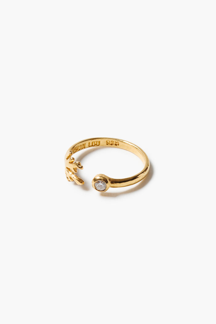 Diamond Branch Ring Gold