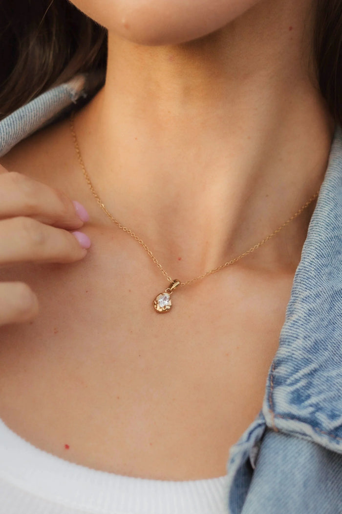 Diamond in the Rough Necklace