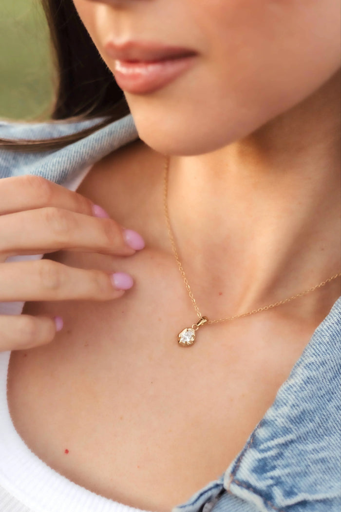 Diamond in the Rough Necklace