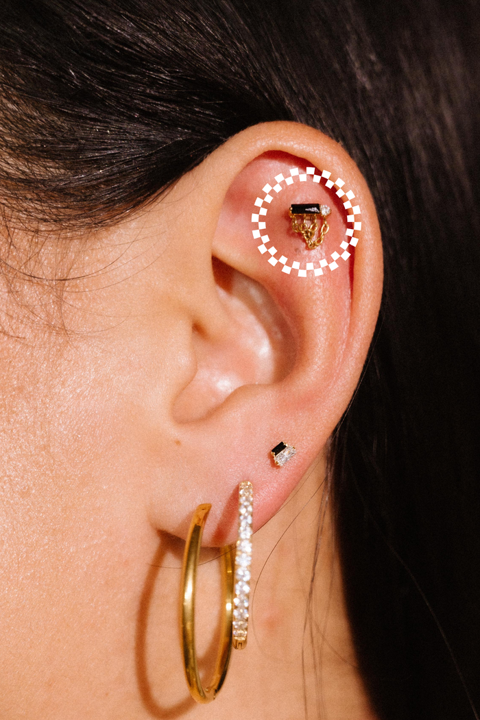 Dinner Party Flat Back Stud