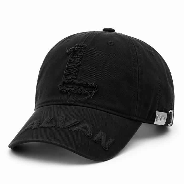 Distressed Embroidered Baseball Cap