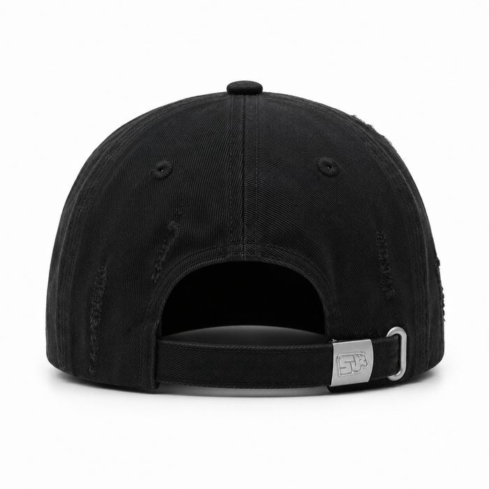 Distressed Embroidered Baseball Cap