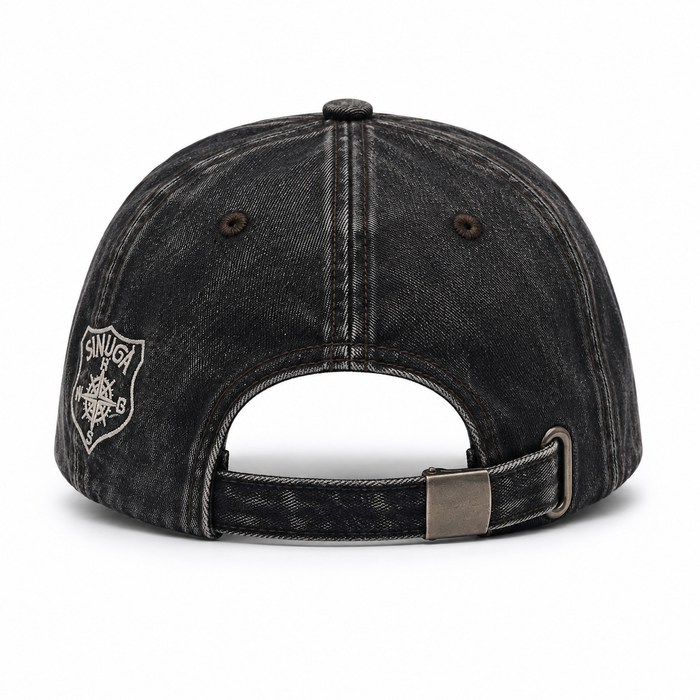 Distressed Embroidered Baseball Cap