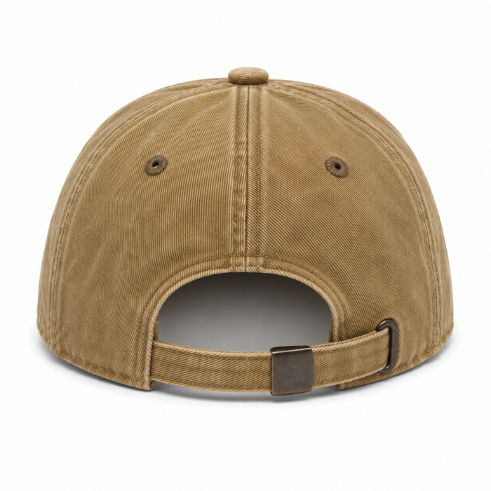 Distressed Embroidered Baseball Cap