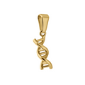 DNA Helix Necklace Charm