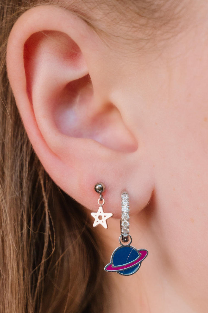 Doodle Star Flat Back Stud