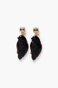 Dove Earrings Black Obsidian