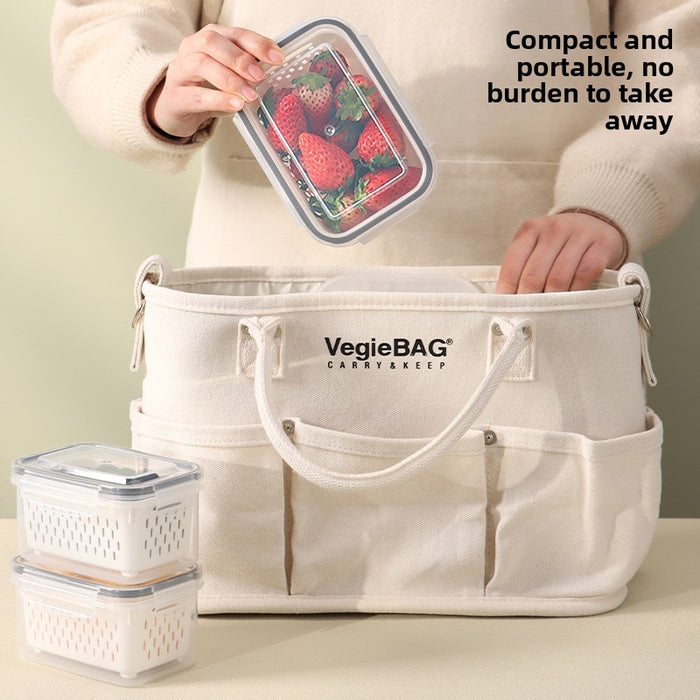 Drainable Food Storage Container