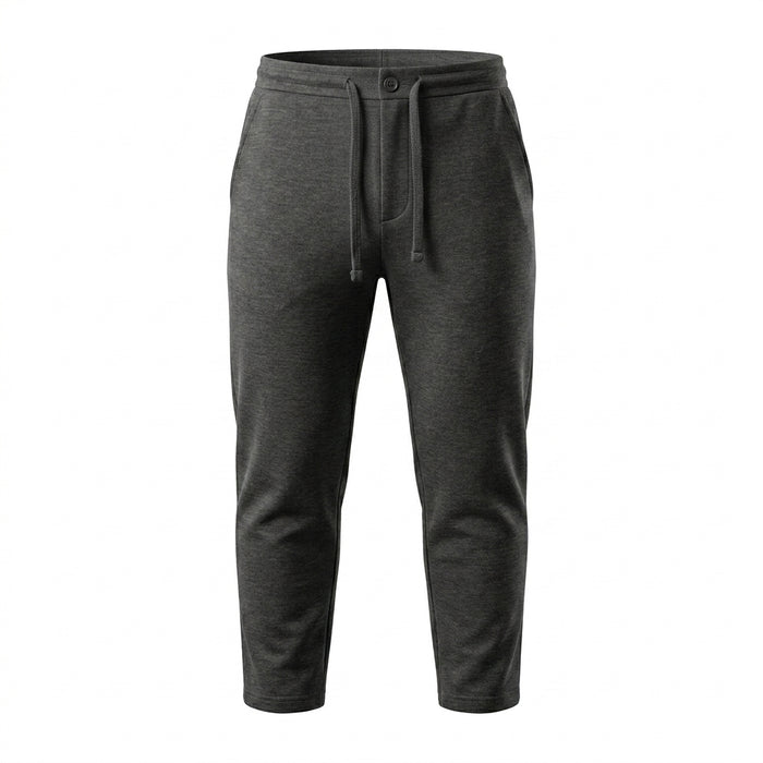 Drawstring Straight Leg Trousers