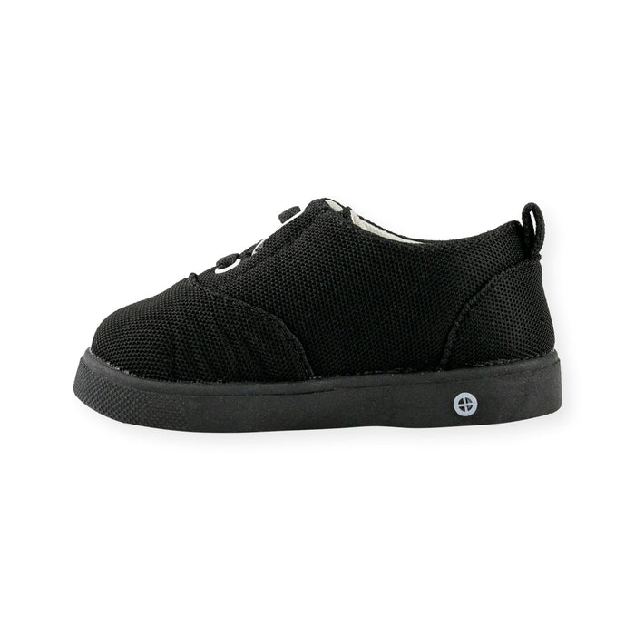 Drew Black Tennis Shoe - Wee Squeak
