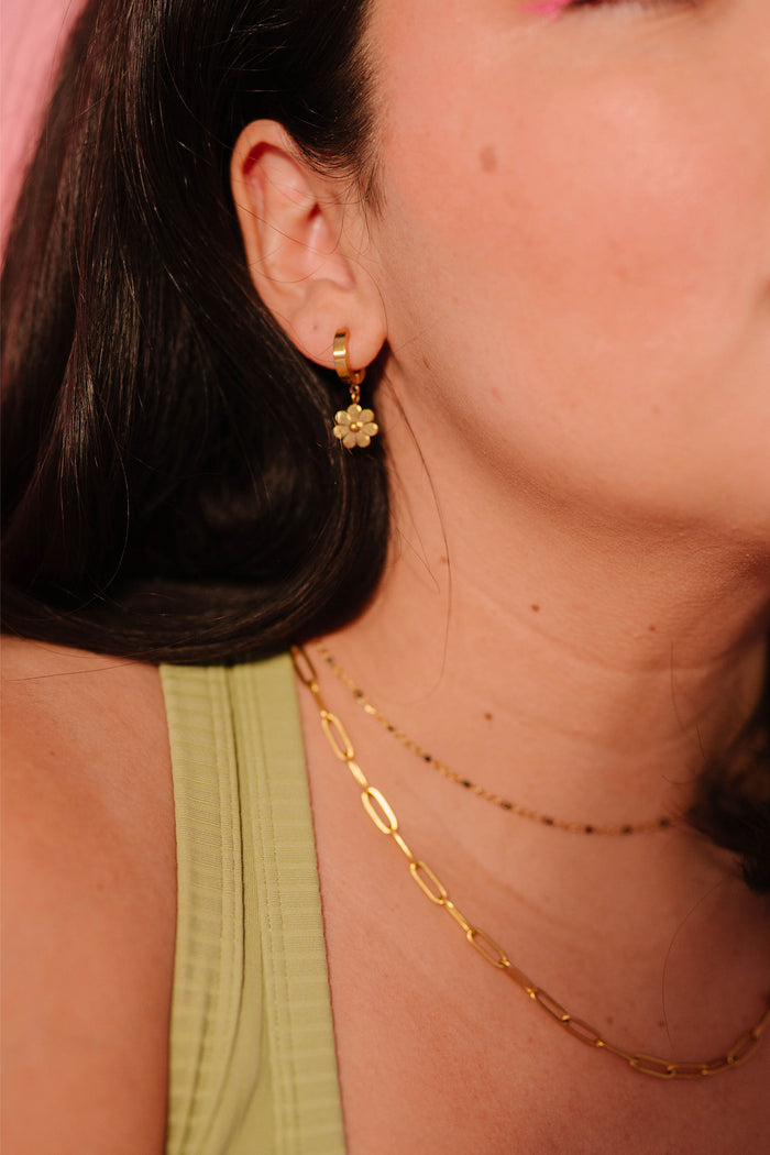 Dripping In Daisy Hoops