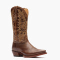 Front view of Durango Crush brown cowgirl boot