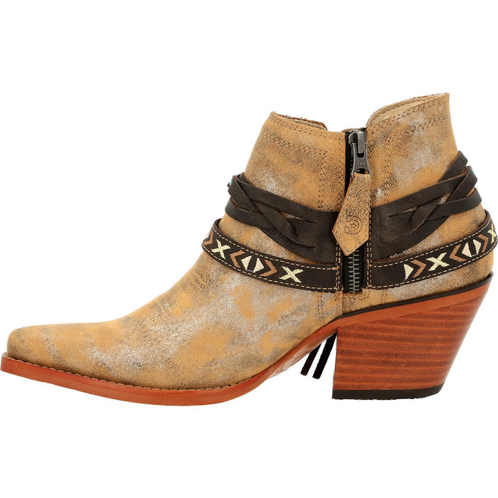 Crush by Durango® Women's Antique Silver Western Bootie - profile
