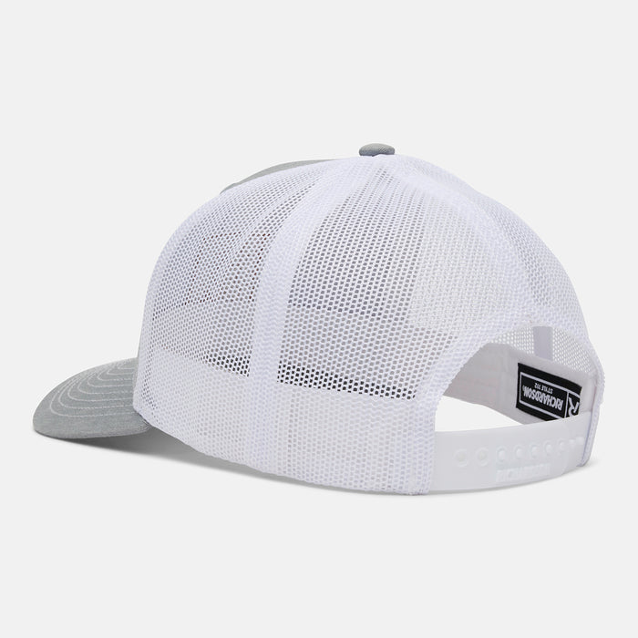 Durango heathered grey and white Richardson ballcap 3/4 back view