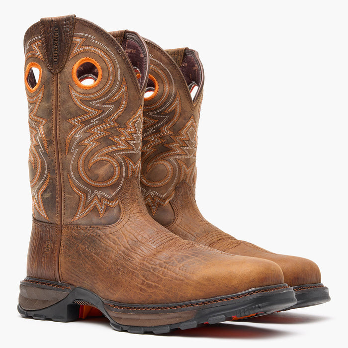 Front pair view of Durango® Maverick XP Composite Toe Western Work Boot
