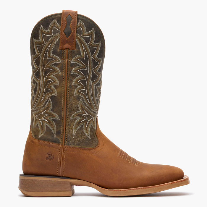 Profile view of Durango® men’s 12” Aztec Brown/Olive Rebel Pro™