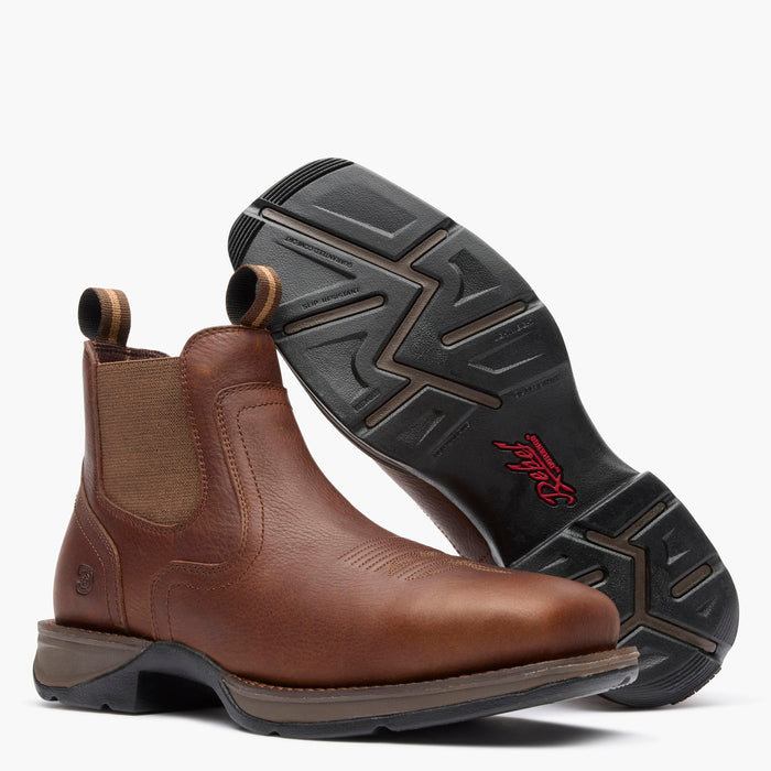 Outsole view Durango® Red Dirt Rebel™ Chelsea Work Boot