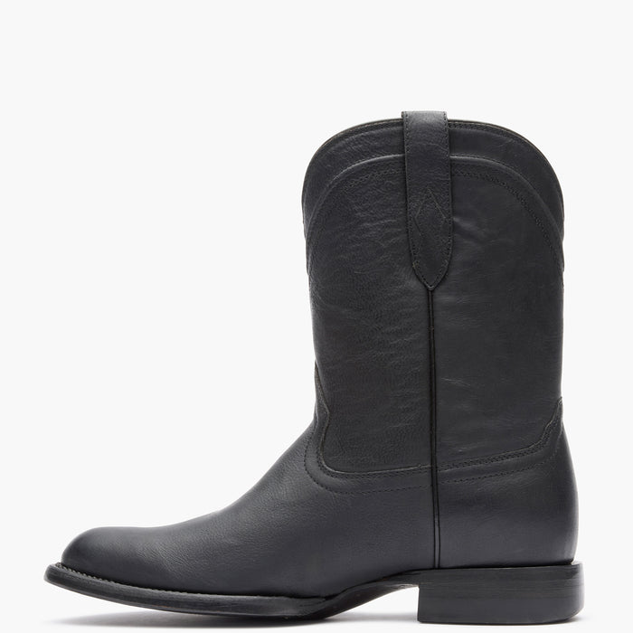 Instep Profile view of Durango® men’s 10” Phantom Black Santa Fe™ Roper Boot