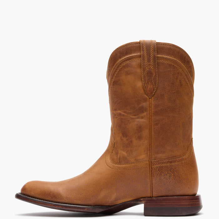 Instep Profile view of Durango® men’s 10” Whiskey Tan Santa Fe™ Roper Boot