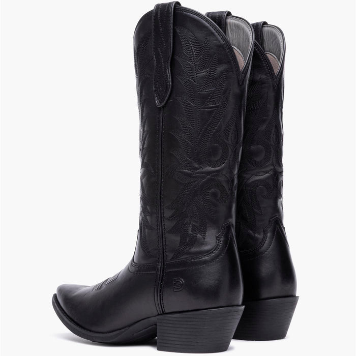 Back pair view of Durango black cowgirl boots